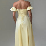 Vestido Midi Courtney - Limão