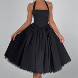 Vestido Midi Cressida - Preto