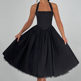 Vestido Midi Cressida - Preto