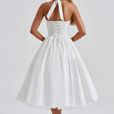 Vestido Midi Cressida - Marfim