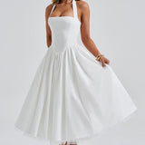 Vestido Midi Cressida - Marfim