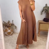 Leonor -  Vestido Maxi Elegante e Confortável