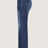 Jeans Boot Cut de Cintura Média