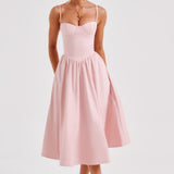 Vestido Midi Daisey - Blush