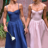 Vestido Midi Daisey - Marinho