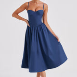 Vestido Midi Daisey - Marinho