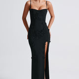 Vestido Maxi Dalary - Forrado Preto