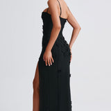 Vestido Maxi Dalary - Forrado Preto