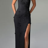 Vestido Maxi Dalary - Forrado Preto