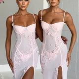 Vestido Maxi Dalary - Rosa Claro