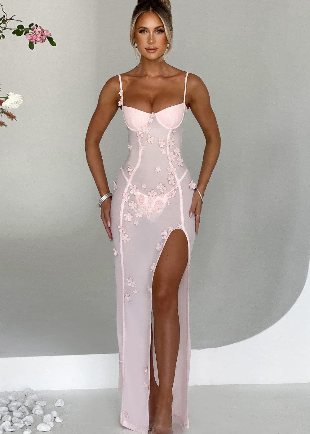 Vestido Maxi Dalary - Blush