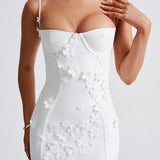 Vestido Maxi Dalary - Forrado em Marfim