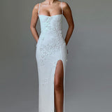 Vestido Maxi Dalary - Forrado em Marfim