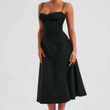 Vestido Midi Deanna - Preto