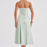 Vestido Midi Deanna - Sálvia