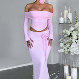 Saia Maxi Deema - Rosa