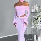 Saia Maxi Deema - Rosa