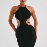 Vestido Maxi Delia - Preto