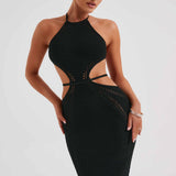 Vestido Maxi Delia - Preto