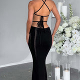 Vestido Maxi Delia - Preto