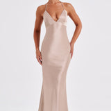 Vestido Maxi Delphine - Champagne