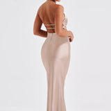 Vestido Maxi Delphine - Champagne