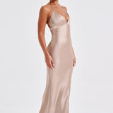 Vestido Maxi Delphine - Champagne