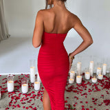 Vestido Maxi Demi - Vermelho