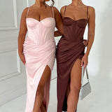 Vestido Maxi Despina - Chocolate