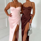 Vestido Maxi Despina - Chocolate