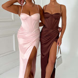 Vestido Maxi Despina - Chocolate