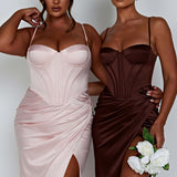 Vestido Maxi Despina - Chocolate