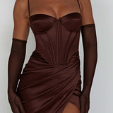 Vestido Maxi Despina - Chocolate