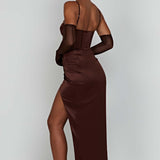 Vestido Maxi Despina - Chocolate