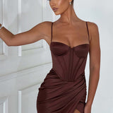 Vestido Maxi Despina - Chocolate