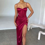 Vestido Maxi Despina - Vinho