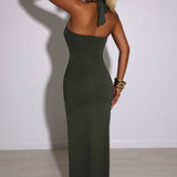 Vestido Maxi Destiny - Caqui