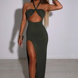 Vestido Maxi Destiny - Caqui