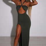 Vestido Maxi Destiny - Caqui