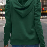 Hoodie Bella Branco com Mangas Franzidas e Estilo Casual Chic