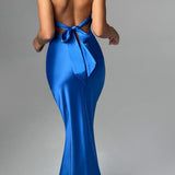 Vestido Maxi Dimitra - Azul