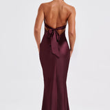 Vestido Maxi Dimitra - Burgundy
