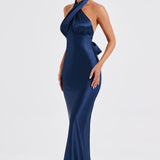 Vestido Maxi Dimitra - Marinho