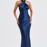 Vestido Maxi Dimitra - Marinho