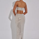 Saia Maxi Dimity - Nude