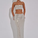 Saia Maxi Dimity - Nude