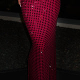 Saia Maxi Dimity - Vinho