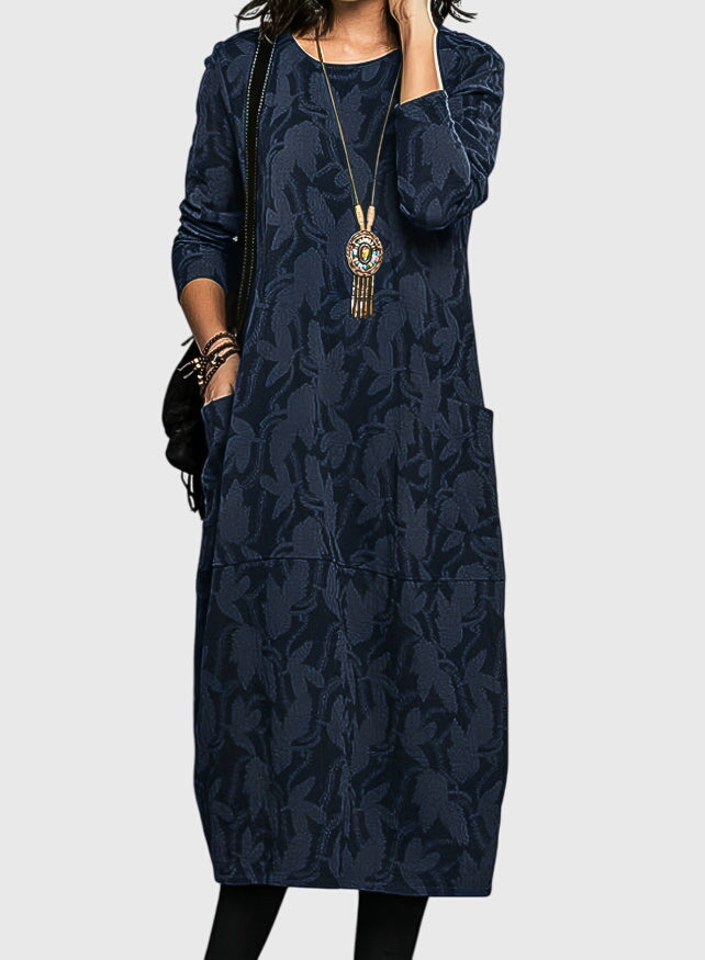 Victoria | Vestido Casual de Decote Redondo