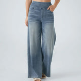 Eva | Calças de Cintura Alta Elásticas com Ajuste Confortável