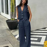 Jorja – Elegante Conjunto de Roupas Sem Mangas